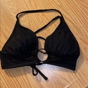 Black bikini top